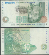 Südafrika Pick-Nr: 123b Bankfrisch 1999 10 Rand - Südafrika