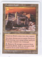 MAGIC The GATHERING  "DWARVEN HOLD"---5th EDITION (MTG-4-7) - Terrains