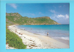 GUADELOUPE-plage De Saline--saint- Barthélémy---photo By T. SYLVAIN---( Sortie Carnet )-voir 2 Scans - Saint Barthelemy