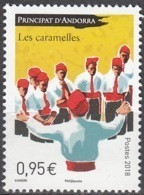 Andorre Français 2018 Chansons Les Caramelles Neuf ** - Unused Stamps