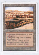 MAGIC The GATHERING  "STRIP MINE"---4th EDITION (MTG-6-4) - Terrains