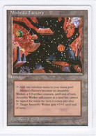 MAGIC The GATHERING  "MISHRA'S FACTORY"---4th EDITION (MTG-6-9) - Terrains