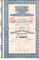 Action De 100 Frcs Au Porteur - Compagnie Générale Des Comptoirs Africains C.G.C.A. - Paris 1930. - Afrique