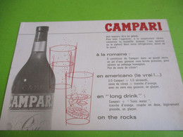 Carte Postale Commerciale De Commande/ Spiritueux/ Bitter CAMPARI /Nanterre/ 1960-70   CAC184 - Food