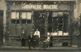 Nogent Le Roi * Carte Photo * Devanture Cordonnerie Moderne M. JOUANNE , 1bis Rue Valmorin * Commerce Magasin - Nogent Le Roi