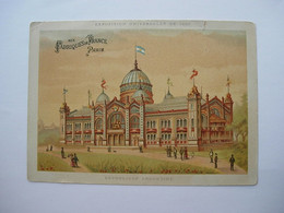 Calendrier 1890 - Aux Fabriques De France - Exposition Universelle De 1890 - République Argentine - Klein Formaat: ...-1900