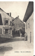 NEUCHATEL ST BLAISE RUE DE LA CHATELAÎNE - Animée - Huguenin Et Grivaz No 510 - Voyagé En 1908 Vers Prilly - Saint-Blaise