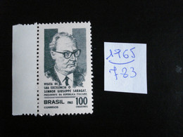 Brésil 1965 - Visite De Giuseppe Saragat  - Y.T. 783 - Neuf (**) Mint (MNH) Postfrisch (**) - Altri & Non Classificati