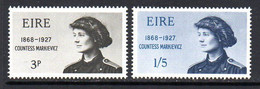 Ireland 1968 Birth Centenary Of Countess Markievicz Set Of 2, MNH, SG 243/4 - FDC