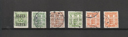 1923/34 GEBYR SPECIAL FEE STAMPS COMPLETE FINE USED - Fiscaux