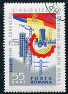 ROMANIA 1966 Trades Union Congress Used.  Michel 2499 - Used Stamps