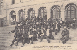 Guerre 1914 : Rennes (35) - Les Hôpitaux Complémentaires - N°4  Ecole St Vincent - Rare - War 1914-18