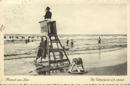 Nederland, KATWIJK Aan Zee, Uitkijkpost A/h Strand (1946) Ansichtkaart - Katwijk (aan Zee)
