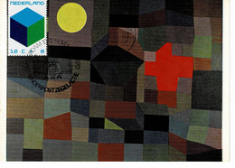 CARTE MAXIMUM PAYS BAS 1970 PAUL KLEE - Cartes-Maximum (CM)