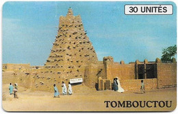 Mali - SoTelMa - Tombouctou (Black Schlumberger Logo), 30U, SC7, 100.000ex, Used - Mali