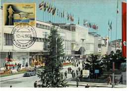 CARTE MAXIMUM SAINT MARIN 1958 FIERA DI MILANO - Briefe U. Dokumente