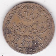 Syrie - Protectorat Française, 5 Piastres 1926 Torche , En Bronze Aluminium , Lec# 24 - Syrie