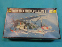 Maquette Pastique 1/72 Heller Ref 285 Curtiss SBC .4 - Other & Unclassified