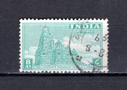 INDE   N° 16     OBLITERE    COTE 0.15€    TEMPLE - Used Stamps