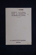 FRANCE - Carnet De 20 Vignettes Au Maréchal Joffre - L 78655 - Blocs & Carnets