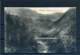 REUNION : "REUNION - SALAZIE. - Pont De Savanne" (cpa 33) - Réunion