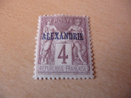 TIMBRE   ALEXANDRIE    N  4    COTE  6,00  EUROS    NEUF  TRACE  CHARNIERE - Neufs