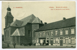 CPA - Carte Postale - Belgique - Frameries - L'Eglise - Un Coin De La Place - 1907 (DG14910) - Frameries
