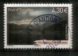 2020 Port D'Envalira 2409 M, El Puerto Más Alto De Los Pirineos, Vía De Acceso A Andorra. Sello Usado ** Facial Alto. - Used Stamps