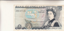 Bank Of England, Five Pounds - Andere & Zonder Classificatie