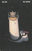 Isle Of Man, MAN 139, 3£,  Maughold Head, Lighthouse, 2 Scans . - Lighthouses