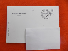 Briefkaart Belgie  Adreswijziging Stempel Roesbrugge Haringe 1980 ( Document N° 125 ) - Adreswijziging