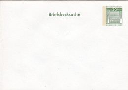 Berlin, PU 036 A2/001, Briedrucksache  In Grün - Privé Briefomslagen - Ongebruikt