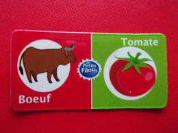 Magnet Petits Filous  Boeuf Tomate Tomato Pomodoro Beef Carne De Vaca Rindfleisch Manzo - Reclame