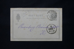 DANEMARK - Entier Postal De Copenhague En 1889 - L 79032 - Interi Postali