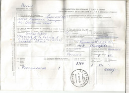 RUSIA MURMANSK DECLARATION EN DOUANE CUSTOM ZOLL ADUANA - Errors & Oddities
