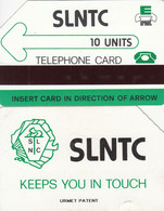 Sierra Leone SLNTC Black Lettering Phonecard 10 Units USED - Sierra Leone