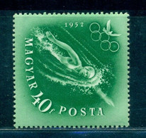 1952 Swimming, Schwimmen, Pigeon, Helsinki Olympics, Hungary, Mi. 1248, MNH - Zomer 1952: Helsinki