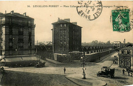 Levallois Perret * Place Collange * Les Garages De La Compagnie Française * Automobile Voiture Ancienne - Levallois Perret