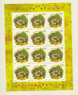 Luxembourg: Y & T-  1874   Timbres De Noël 2011 En Feuille Complète ** - Volledige Vellen