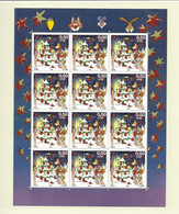 Luxembourg: Y & T-  1793   Timbres De Noël 2009 En Feuille Complète ** - Feuilles Complètes