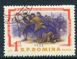 ROMANIA 1963  Railway And Oil Workers' Strike Used  Michel 2125 - Oblitérés