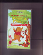 K7 Video Vhs Winnie L'ourson - Winnie Et Le Tigre Fou - Dessins Animés