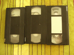 5 Cassettes K7 Videos A Re-enregistrer En Bon état : 2 X 240 Minutes +3x180 Mn - Other & Unclassified