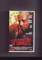 K7 Cassette Video L'armée Des 12 Singes -- Bruce Willis - Madeleine Stowe - Sciencefiction En Fantasy