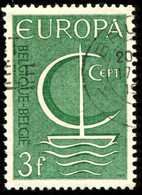 COB 1389-V  4 (o) Griffe Verte Dans La Marge Droite - 1961-1990