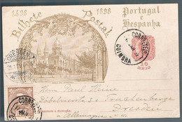 Portugal, 1909, For Dresden - Storia Postale