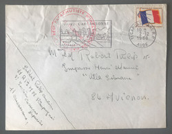 France FM N°13 Sur Enveloppe, Cachet 3e REGt PARACHUTISTE D'INFANTERIE DE MARINE, 2.12.1968 - (B1527) - Militärstempel Ab 1900 (ausser Kriegszeiten)