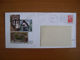 Enveloppes  PAP  Marianne De Beaujard Avec Illustration FOISSAC - PAP: Aufdrucke/Beaujard