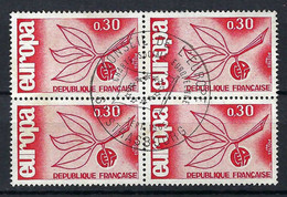 FRANCE 1965: Bloc De 4 Du Y&T 1455, Obl. CAD - Afgestempeld