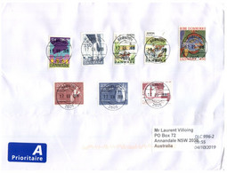 (X21 Large) Cover Posted From Denmark To Australia (with CN 22 Douane - Custom Form At Back) - Cartas & Documentos